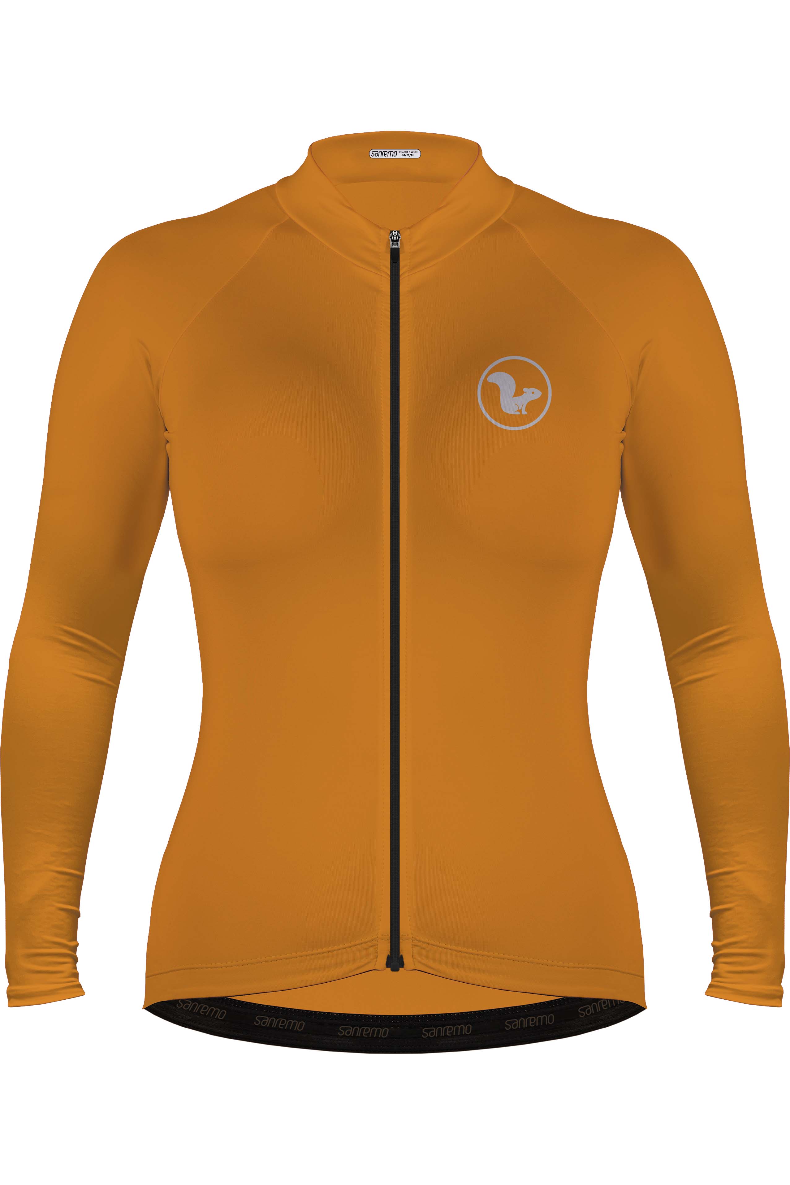 Jersey Basic Manga Larga - Mujer - Mostaza - 4
