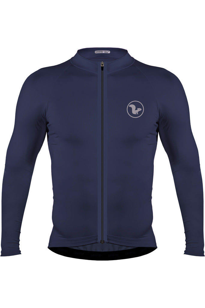 Jersey Basic Manga Larga - Hombre - Azul Navy - 4