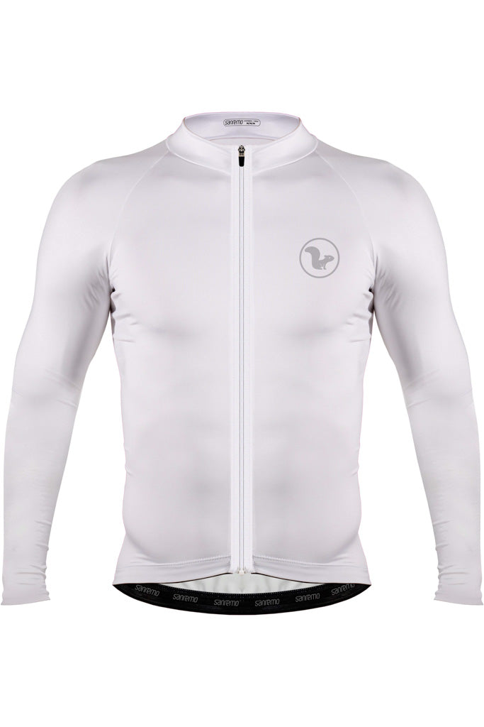 Jersey Basic Manga Larga - Hombre - Blanco - 4