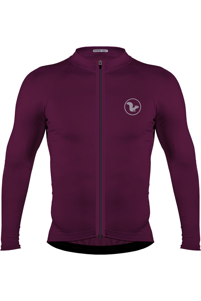 Jersey Basic Manga Larga - Hombre - Morado Oscuro - 4