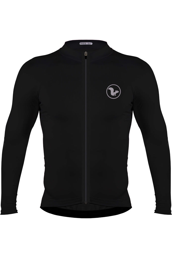 Jersey Basic Manga Larga - Hombre - Negro - 6