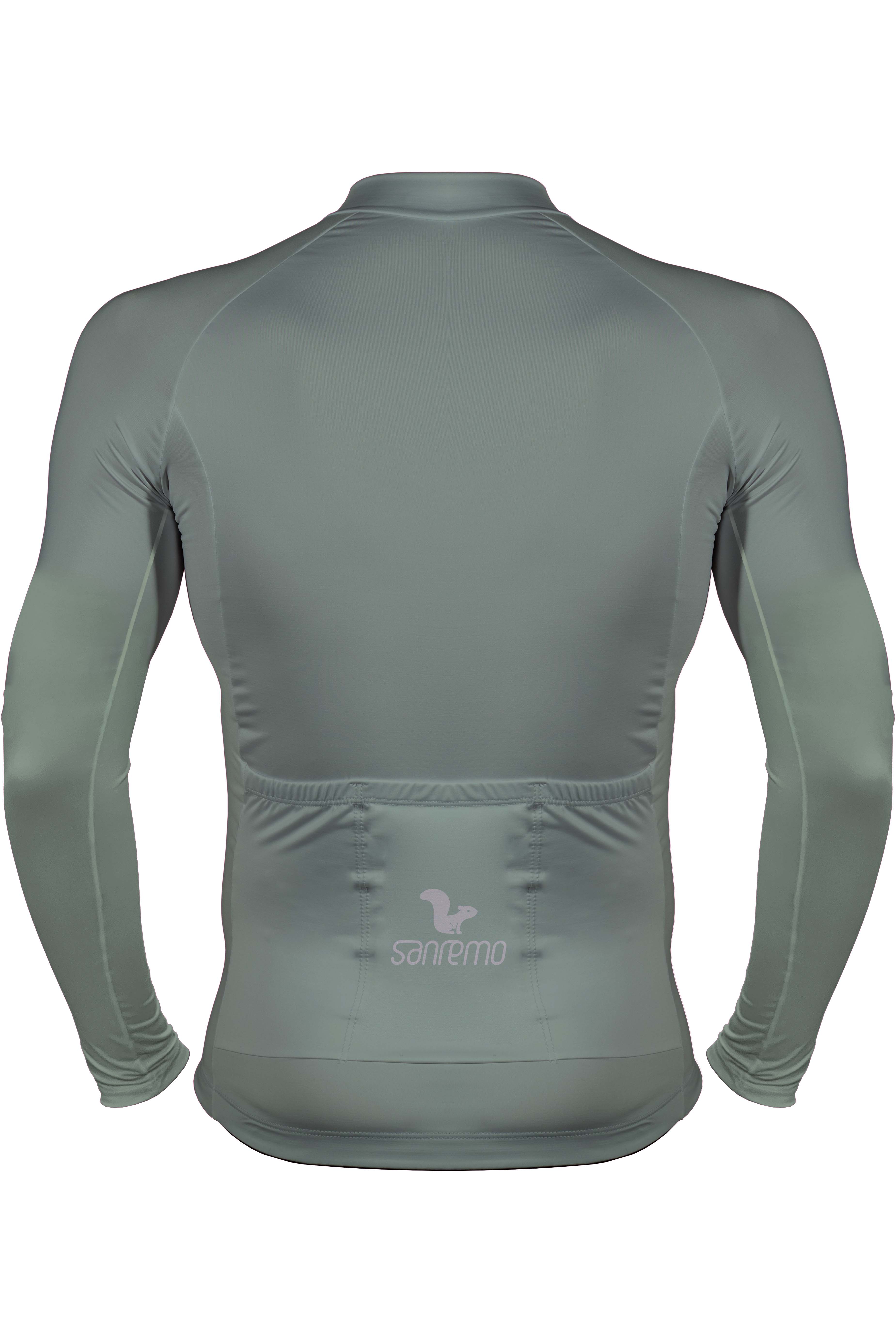 Jersey Basic Manga Larga - Hombre - Oliva - 5