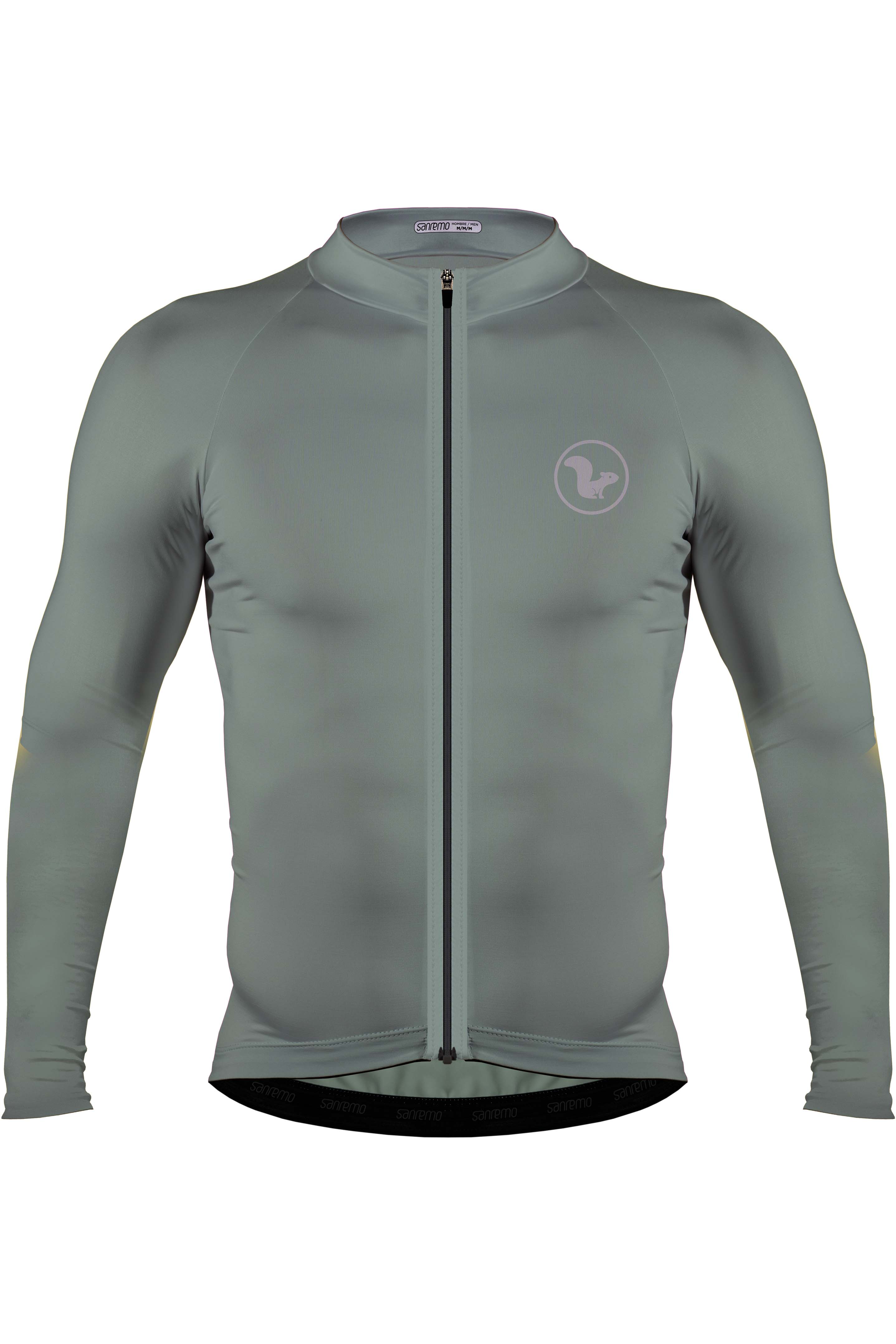 Jersey Basic Manga Larga - Hombre - Oliva - 4
