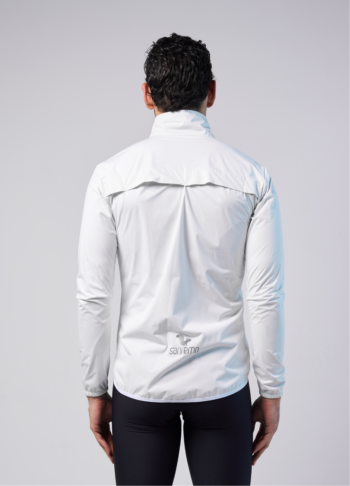 Chamarra Impermeable Blanco - Hombre - 3