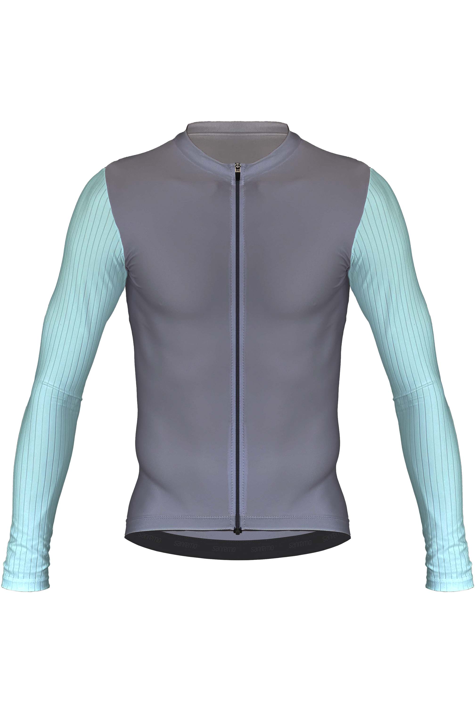 Jersey Corsa Manga Larga Gray - Hombre - 4