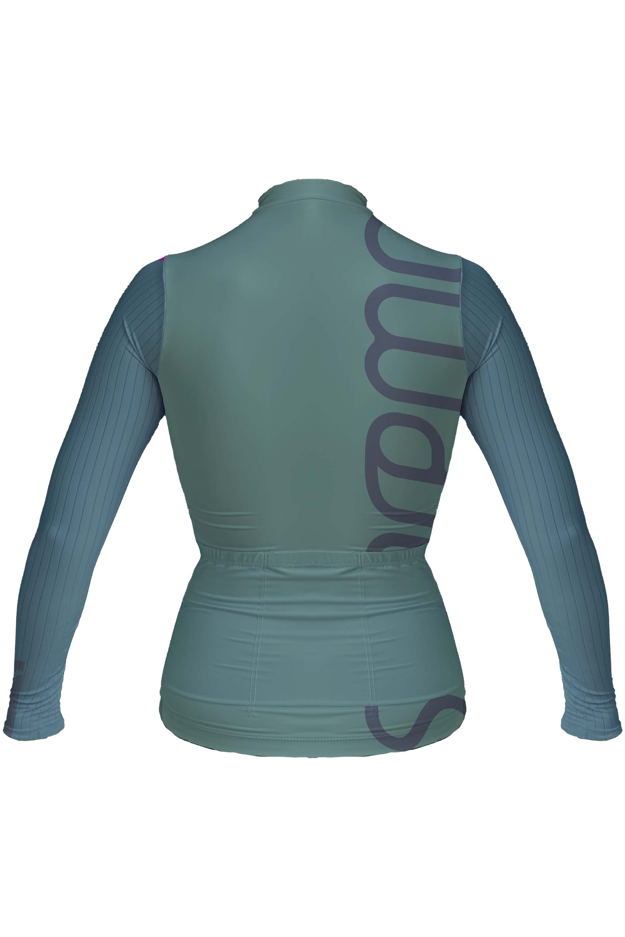 Jersey Corsa Manga Larga Oliva - Mujer - 5