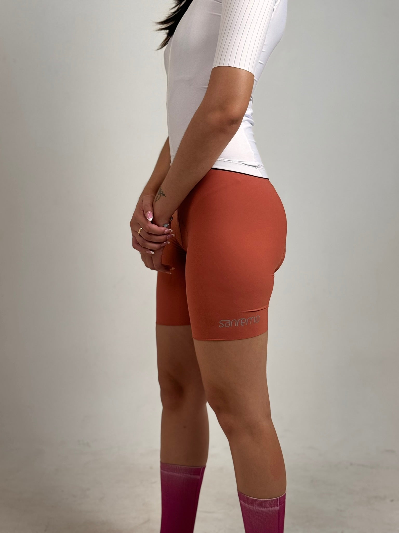 Bib Short Strade Terracota - Mujer - vista alternativa