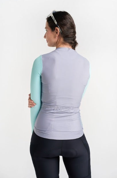 Jersey Corsa Manga Larga Gray - Mujer - vista alternativa