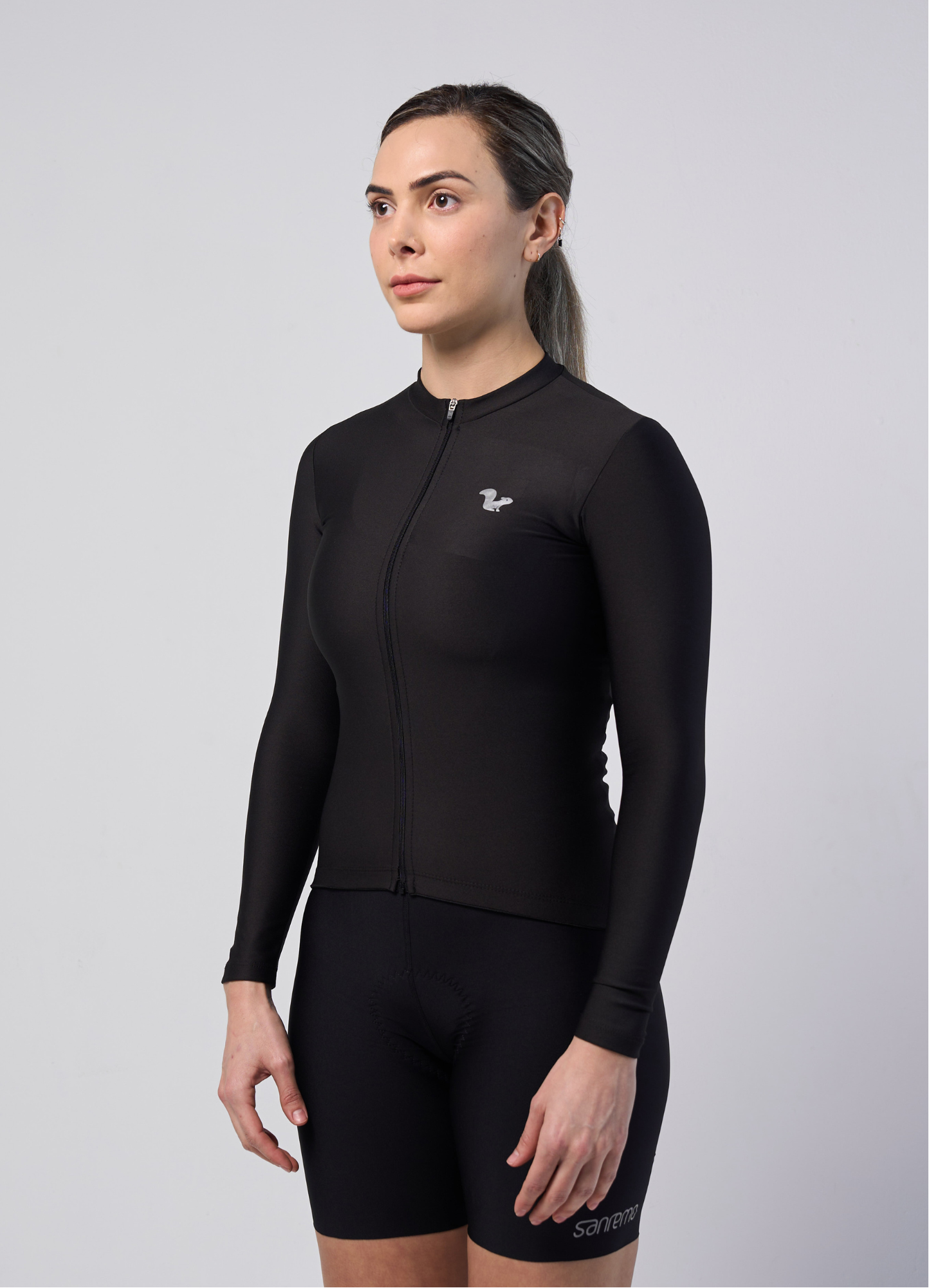 Jersey Corsa Thermal Negro - Mujer - 5