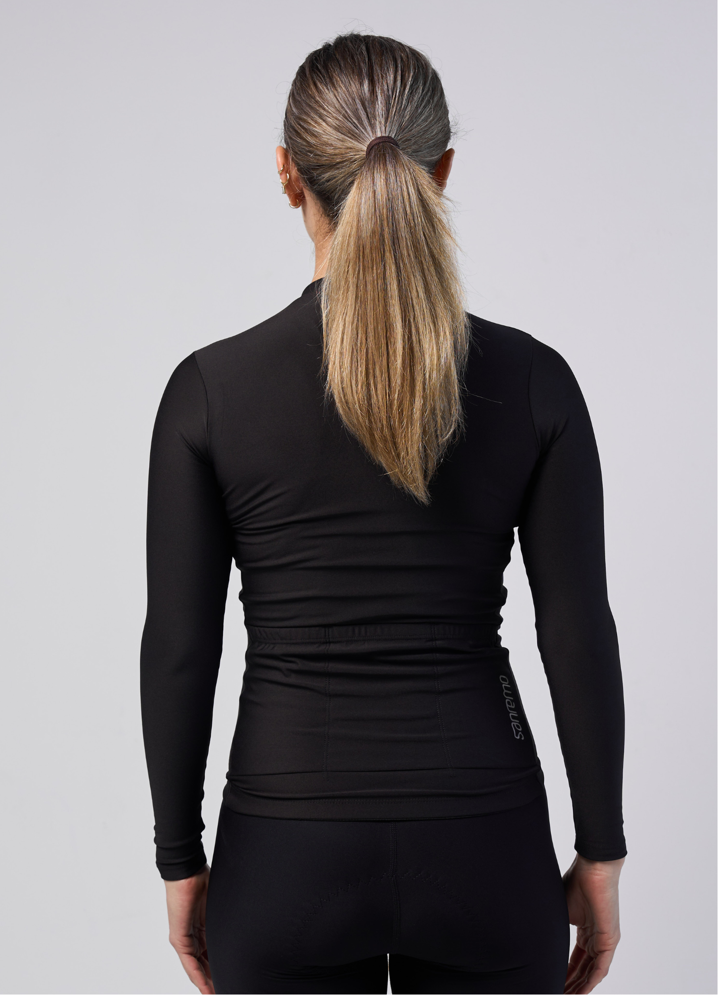 Jersey Corsa Thermal Negro - Mujer - 3