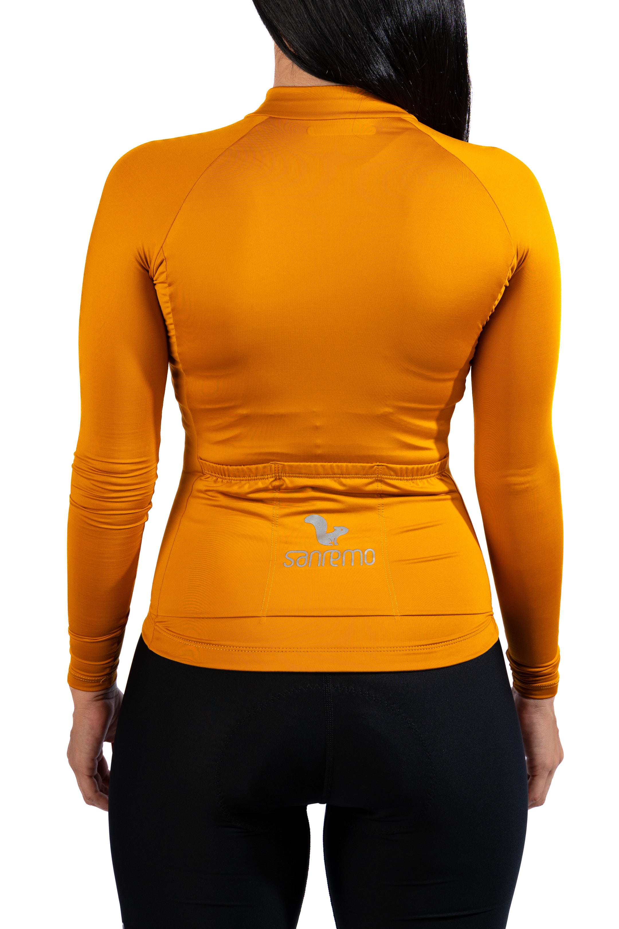 Jersey Basic Manga Larga - Mujer - Mostaza - 3