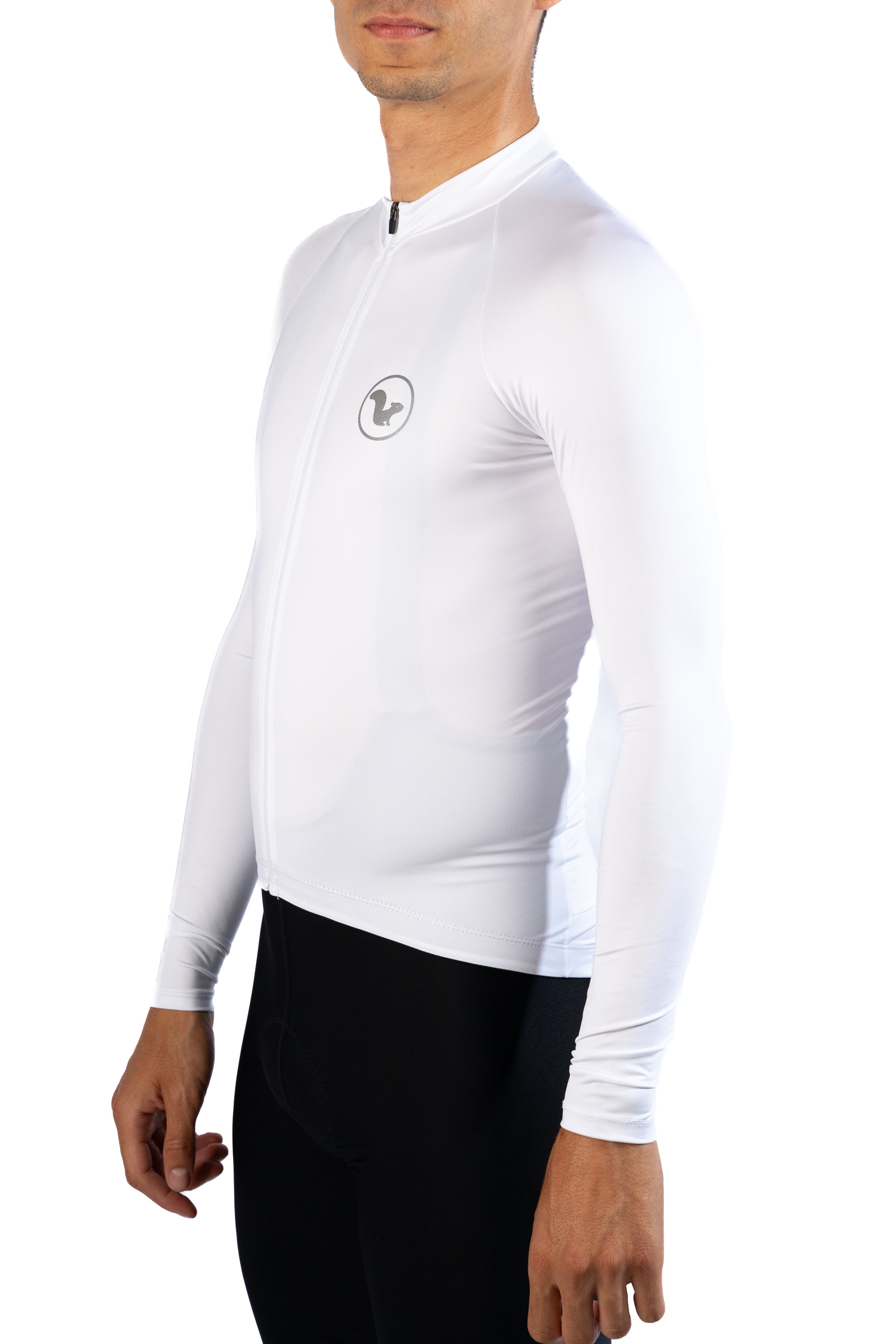 Jersey Basic Manga Larga - Hombre - Blanco - vista alternativa