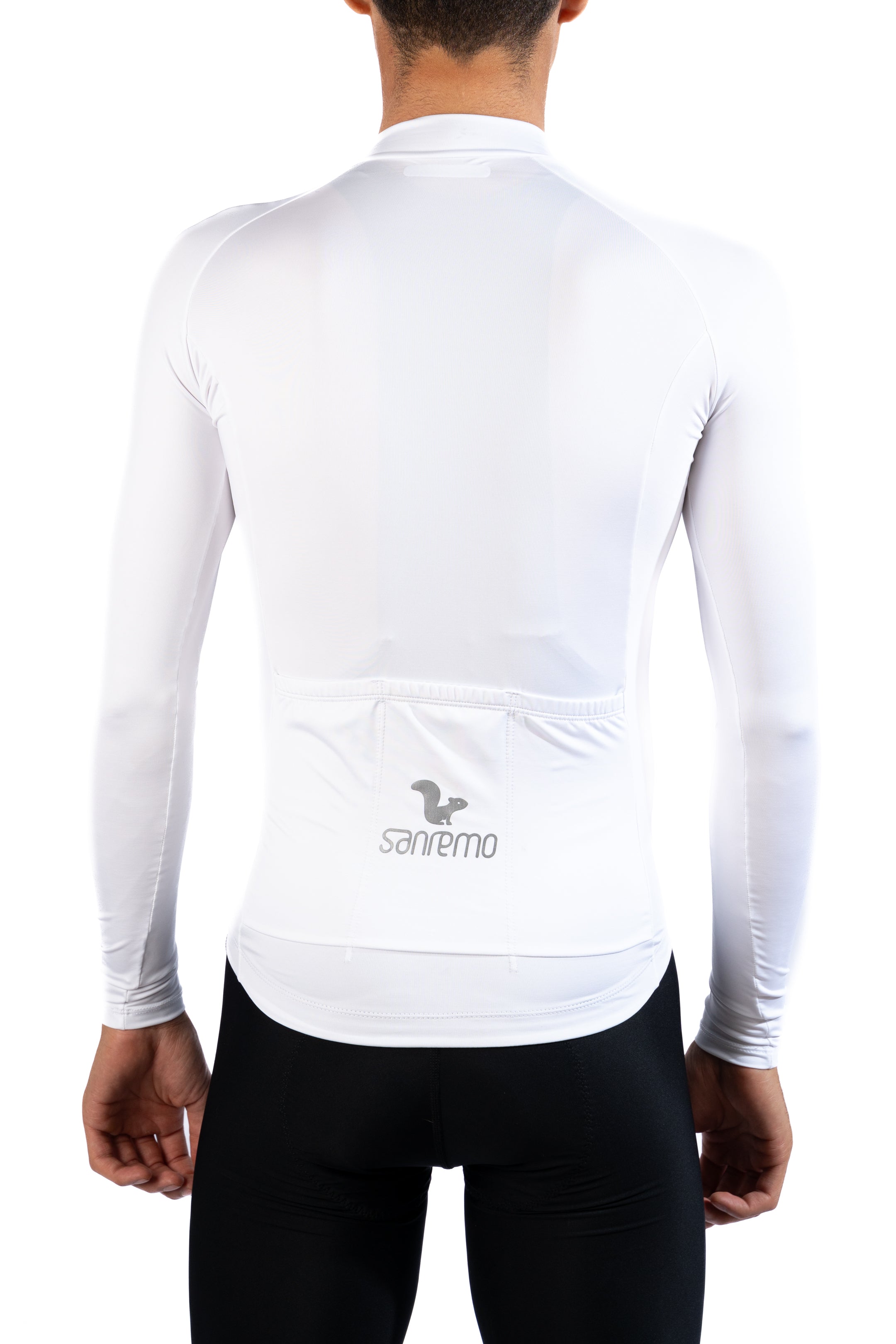 Jersey Basic Manga Larga - Hombre - Blanco - 3