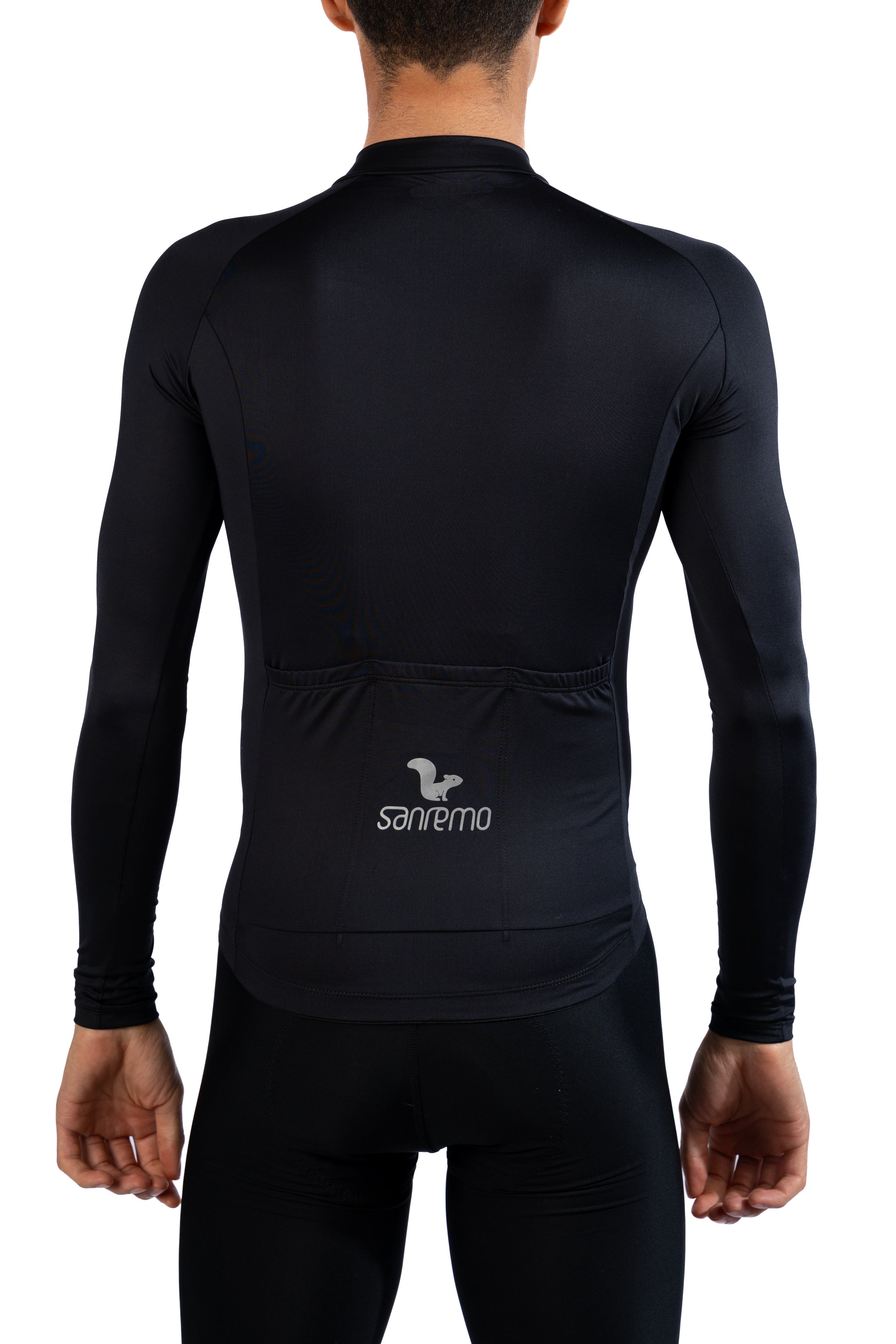 Jersey Basic Manga Larga - Hombre - Negro - 3