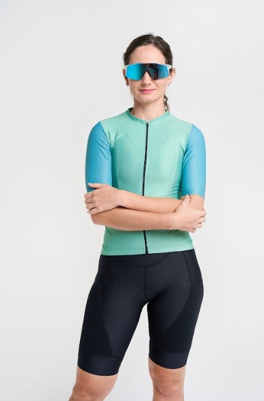 Jersey Corsa Oliva - Mujer