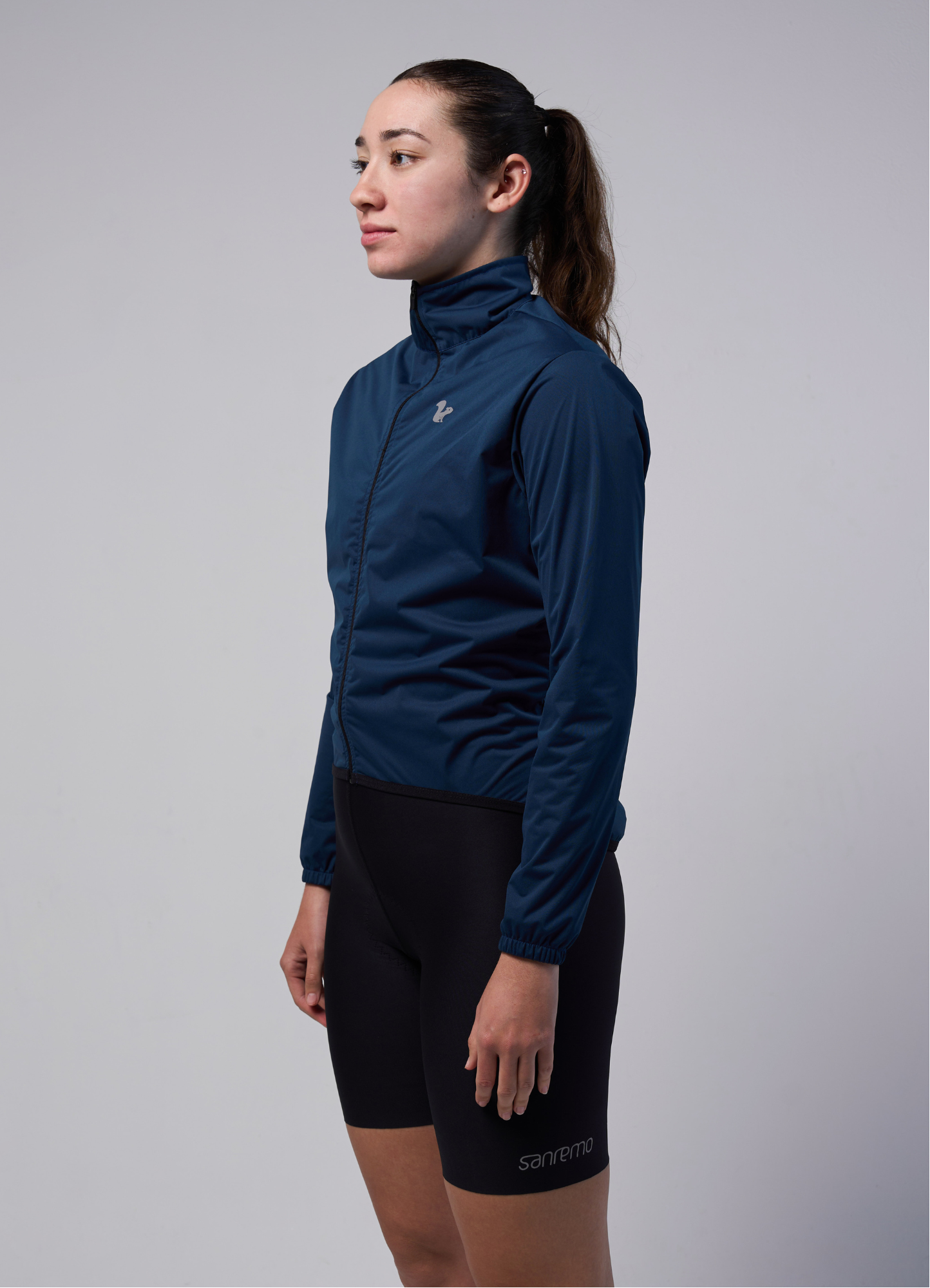 Chamarra Impermeable Navy - Mujer - vista alternativa